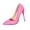 Pink, variant on Pink Women'S High Heels Pumps Pointed Toe Stiletto Heels 4.33 Inch Dress Shoes Slip-On Retro Office Career Shoes For Women Casual Versatile Pu