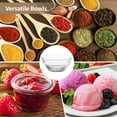thumbnail image 5 of 10 Pcs Mini Glass Bowls, 1.35 oz Small Meal Prep Bowls, Clear Ingredient Bowls, Round Sauce Dipping Containers, Stackable Pinch Bowls for Snacks, Ice Cream, Nuts, 5 of 5