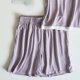 thumbnail image 4 of Pijama de manga corta para mujer, ligero y transpirable, con almohadillas para el pecho, ropa de casa y pijama, blusa de poliéster., 4 of 7