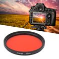 thumbnail image 4 of Full Color Lens Filter, 55mm Digital Camera Filter Waterproof Low Color Cast Low Reflection Optical Glass  For Landscape Shooting Orange, 4 of 8