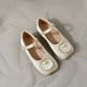 thumbnail image 2 of Zapatos de cuero para niñas, zapatos de bebé de suela suave para primavera, zapatos de princesa cómodos y de moda, 2 of 5