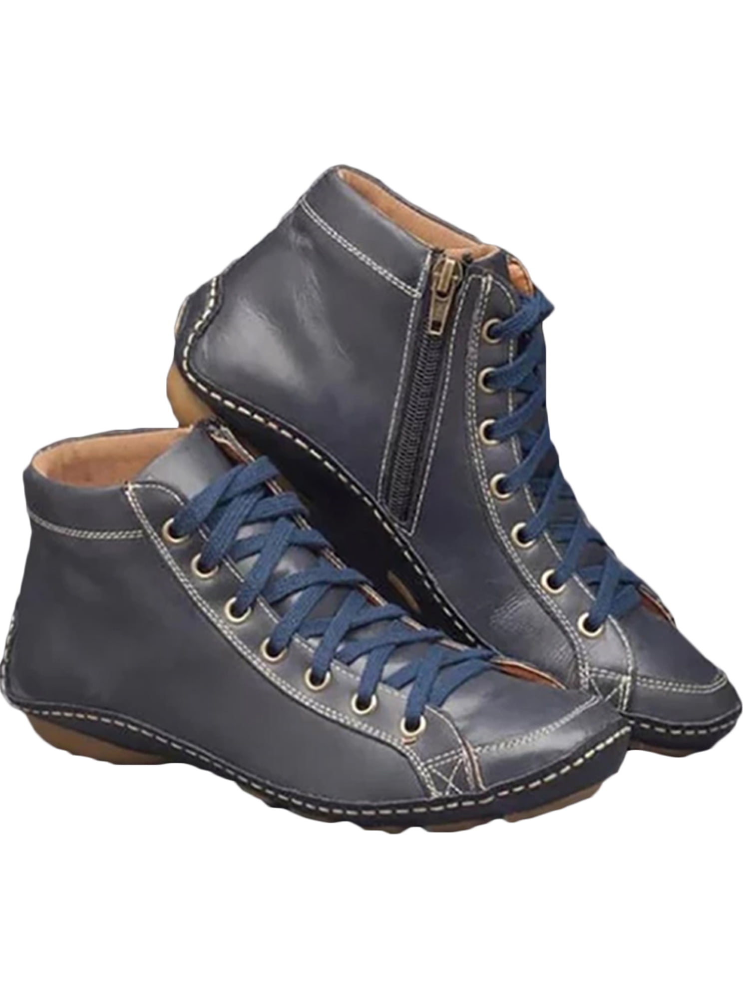 open toe flat ankle boots