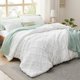 thumbnail image 2 of Juego de edredón Bedsure Boho King Size, blanco, 3 piezas, 2 of 7