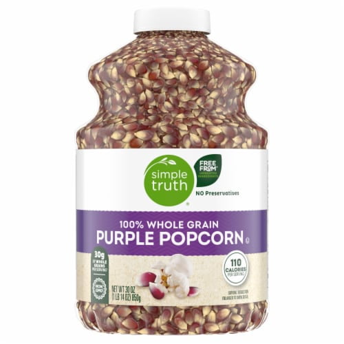 2X-Simple Truth 100% Whole Grain Purple Popcorn - 30 oz