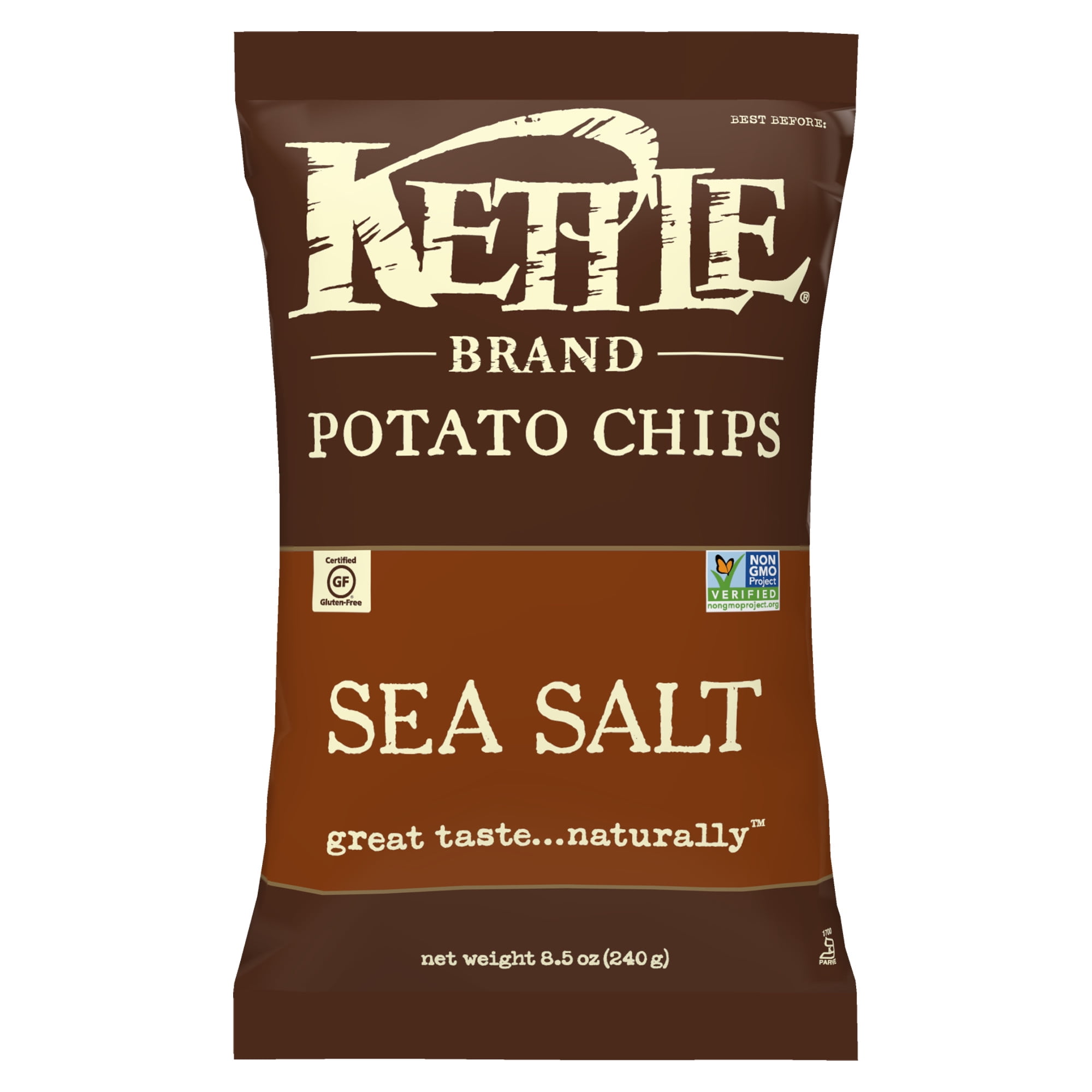 Kettle Brand Sea Salt Potato Chips, 8.5 Oz