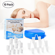 Sunshine Crackers 10 Pieces Anti Snoring Devices Stop Snoring Snore Stopper Nose Vents Nasal Dilator Ease Breathing Snoring Relief