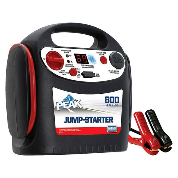 Peak 600 Peak Amp Jump Starter USB Outlet