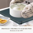 thumbnail image 3 of Manteles Individuales para Mesa, 6 Pcs Tapetes para Mesa de Comedor y 6 Pcs Posavasos, Antideslizante y Resistente al Calor, Manteles para Mesa para Restaurante, Cocina, Hotel, Hogar, Festival, 3 of 7