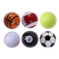 thumbnail image 2 of KAKOWELY 6 pelotas de entrenamiento deportivas de goma de simulación para exteriores (tenis, baloncesto, béisbol, rugby, billar)., 2 of 5