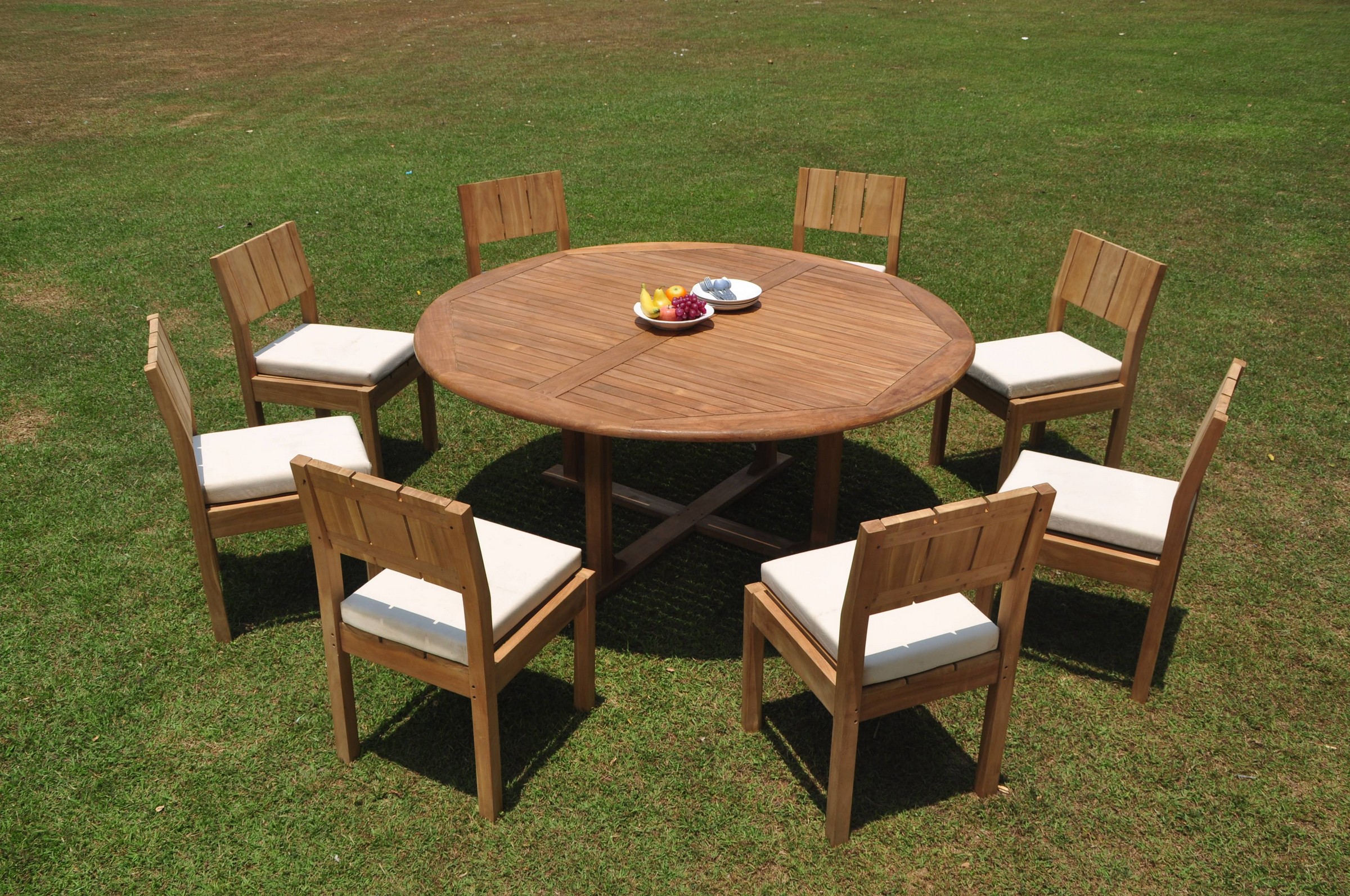 Fitfab Round Dining Table Set 8 Seater