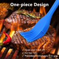 thumbnail image 3 of SHAR 5 Pcs Heat Resistant Silicone Pastry Brush Set for BBQ, BBQ, Cooking, Baking, Baking, 2 Large and 3 Small Multicolor, 3 of 5
