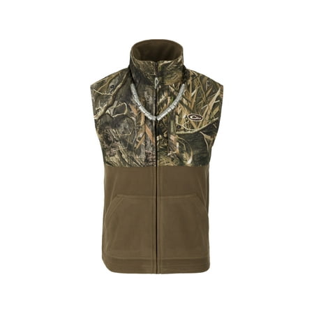 Drake Men s Eqwader Insulated Vest Mossy Oak Shadow Grass Habitat Large