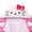 Hello Kitty, variant on Kids Character 100% Cotton Hooded Towel With Hand Pockets