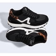 thumbnail image 6 of LUCKY STEP Womens Retro Chunky Sneakers Fashion Color Blocked Casual Shoes,Black, 6 of 10