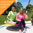 thumbnail image 5 of Pure Fun 9304FS 40 Pouces Arc-en-Ciel Soucoupe Volante Swing&44; Couleur Multi, 5 of 5