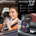 thumbnail image 5 of 30oz Stainless Steel Travel Mug - Flip Straw Tumbler with Handle - Leak Proof Insulated Cup - Triple Wall Technology - For Commuters and Campers - Hot and Cold Drink Retention, 5 of 7