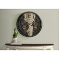 thumbnail image 1 of Monarch Specialties I 9023 - Clocks, 30" Round, Wall Clock, Gear Mechanism, Brown, Transitional, 1 of 4