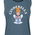 thumbnail image 3 of Disney Princess - Cinderella Kiss - Women's Racerback Tank Top, 3 of 5