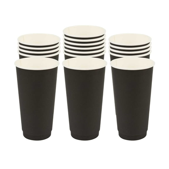 Restpresso 8 oz Madame Paper Coffee Cup - Double Wall - 3 1/2" x 3 1/2" x 3 1/4" - 500 count box
