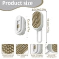 thumbnail image 6 of Electric Spray Pet Brush, 2-in-1 Steamy Cat Brush with Water Tank, Mist Massage Grooming Comb for Long and Short Hair Dogs and Cats, 6 of 6