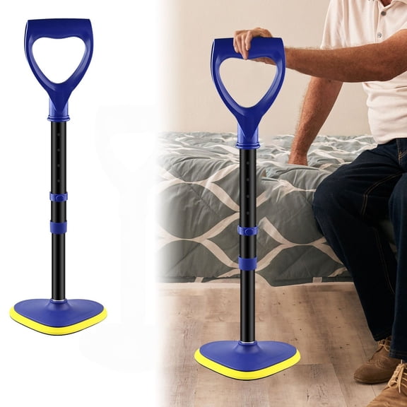 Adjustable Elderly Standing Aid – Portable Mobility Support Tool, Sturdy Metal Standing Assist Device for Seniors, Rehabilitation & Daily Living, Anti-Fall & Height Adjustable