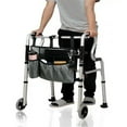 thumbnail image 4 of Walker Bag Walker Organizer Pouch Attachments Bags with Cup Holder Large Capacity Accessory Basket Provides Hands Free Storage for Wheelchair Rollator, 4 of 7