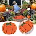 thumbnail image 2 of Thanksgiving Pumpkin Rug Holiday Floor Mat Welcome Doormat Faux Rug Doormat Halloween Pumpkin Faux Rug Door Decoration, 2 of 6