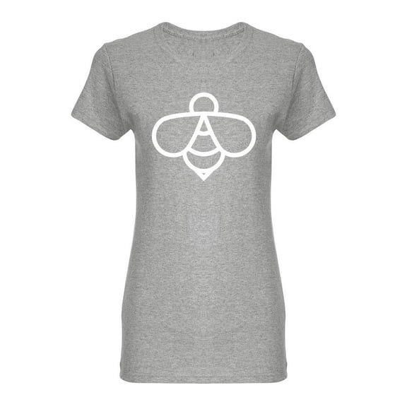 Line Style Bee T-Shirt Women -Image by Shutterstock, Female 3X-Large