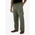 thumbnail image 4 of KingSize Men's Big & Tall Knockarounds Full-Elastic Waist Cargo Pants, 4 of 5