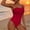 c01Red, variant on Hduncf Women's One Piece Swimsuit Solid Color Tummy Control Bathing Suit Fashion Pleated Beach Swimwear for Beach Vacation Beige L