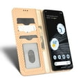 thumbnail image 4 of Nalacover for Google Pixel 7 Pro 6.7 inch Wallet Case,Luxury 360 Protection PU Leather Anti-Scratch Hidden Magnetic Closure Flip Folio Kickstand Credit Card Slots Shockproof Phone Cover,Beige, 4 of 7