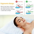 thumbnail image 4 of (YYL-Design)-- Cooling Memory Foam Pillow Ventilated Soft Bed Pillow With Cooling Gel Infused Memory Foam Machine Washable, 4 of 10