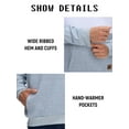 thumbnail image 4 of Men's Pullover Sweatshirt Casual Long Sleeve Drawstring Hoody Top with Kanga Pocket, 4 of 6