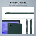 thumbnail image 5 of ELEHOLD Silicone Case For Samsung Galaxy Tab A8 10.5 (2022) Heavy Duty Shockproof Cover, Slim&Lightweight, Soft Skin-Friendly, Anti-Scratch Protective Tablet Cover, Darkgreen, 5 of 8