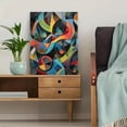 thumbnail image 5 of Abstract Geometric Shapes Canvas Art Print Modern Wall Decor for Living Room Bedroom Office, 5 of 8