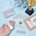 thumbnail image 4 of 40Pcs Name Plates Engraved Blank Plate Stainless Steel Name Tag Rectangle Frame Names Label Art Tag, 4 of 5