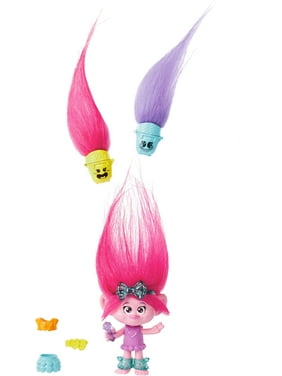 DreamWorks Trolls Band Together Hair Pops Poppy Small Doll & Accessories, Toys Inspired by the Movie
