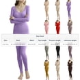 thumbnail image 3 of Sokhug Womens Long Johns Thermal Underwear Fleece Lined Leggings Warm Pajama Pants Set Shirts Winter Clothes, 3 of 9