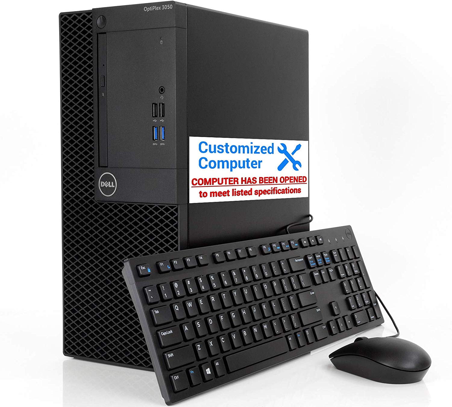 Dell OptiPlex 3050 Desktop, Intel DualCore i37100 3.9GHz, 8GB DDR4, 512GB Solid State Drive