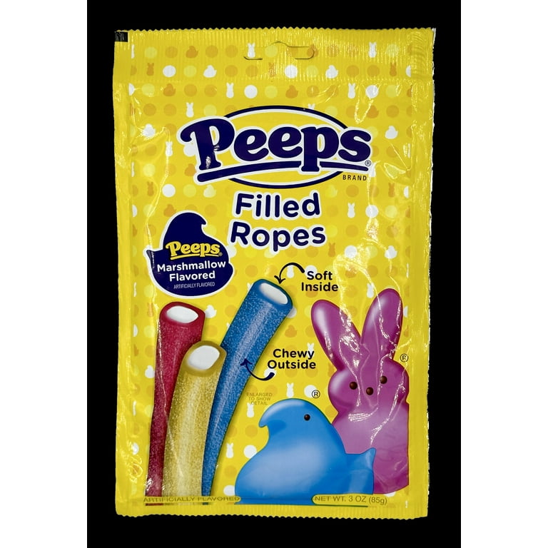 最新最全のをすべて Peeps Easter 3 Ropes, Licorice Flavored Marshmallow Candy, その他