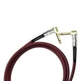 thumbnail image 1 of Cable de guitarra de 10 pies reducción de ruido guitarra profesional Ángulo 6.5 Hugo Cable de audio, 1 of 8