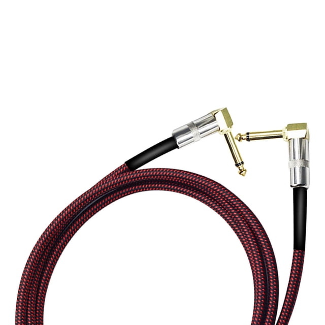 Cable de guitarra de 10 pies reducción de ruido guitarra profesional Ángulo 6.5 Hugo Cable de audio