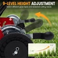 thumbnail image 5 of 18 Inch 5 Blade Push Reel Lawn Mower with Grass Catcher Red, 5 of 5