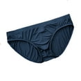thumbnail image 1 of StSilkitty Men's Solid Color Briefs Low Waist Stretch Underwear Soft Breathable Lightweight Bikini Underpants, 1 of 2