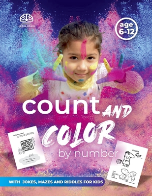 Color With Numbers Riddle Pre-Owned Count and Color by number: With Jokes, Mazes And Riddles For ...
