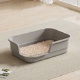 thumbnail image 2 of Extra Large Cat Litter for Indoor Cats and Dogs High Scatter Semi Enclosed Plastic Pet Toilet Tray Durable Easy Clean Pet Supplies Pet Others Happy Day!, 2 of 4