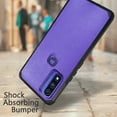 thumbnail image 3 of DALUX MetKase Hybrid Slim Phone Case Compatible with Motorola Moto G Pure / G Power (2022) - Purple, 3 of 3
