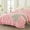 05-Pink, variant on ANGENIA Pink Comforter Sets Full Size, 3 Pieces Cute Ruffle Bedding Comforter Sets, All Season Soft Lightweight Farmhouse Down Alternative Bed Set for Girls Teens Women