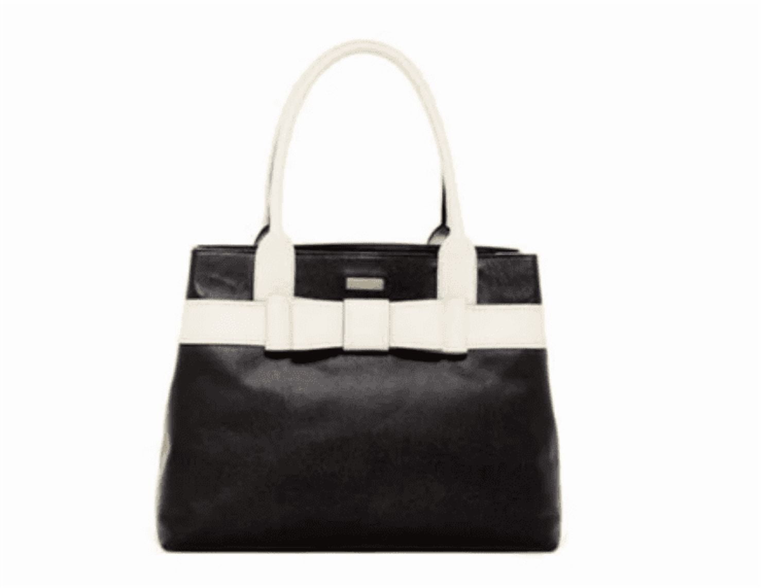 Kate Spade Staci Tote and Wristlet 3 Piece Set Black Leather KF369