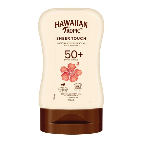Protector Solar Hawaiian Tropic Sheer Touch FPS 50+ ultra radiance 120 ml